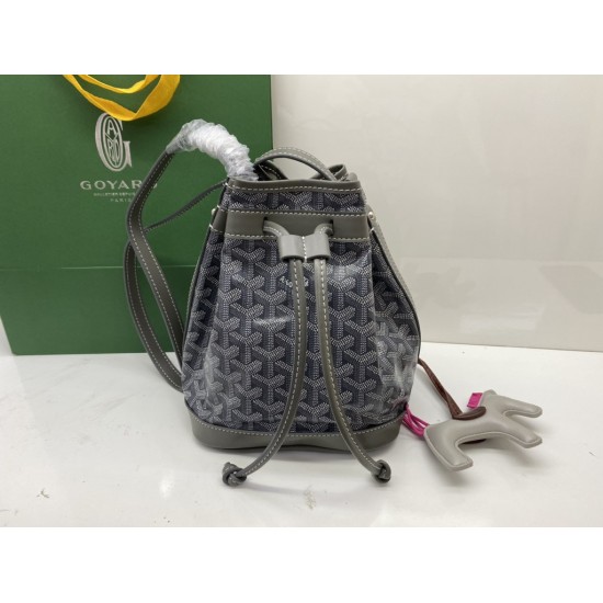 Goyard Drawstring print Crossbody bag MINI Bucket bag Fashion backpack