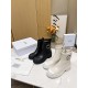 Dior Autumn/Winter New Martin Boots with Thick Heels, High Heels, Knight Boots, High Barrel, Genuine Leather, Slim Side Zipper, Long Barrel, Short Boots for Women