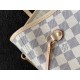 Brown White And Black Checkered Neverfull Medium Handbag