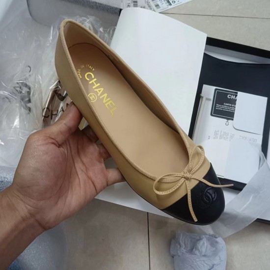 Chanel New Ballet dance shoes single shoes