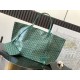 Goyard Designer Large Capacity Saint Louis Tote Genuine leather handle with cotton and linen knitted canvas shoulder bag