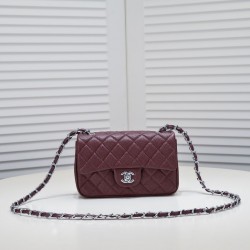 Chanel Classic Diamond Grid Chain Shoulder Strap Versatile Cross Shoulder Bag