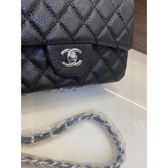 Chanel Eternal Classic Caviar Cowhide Shoulder Bag Diamond shaped grid messenger bag