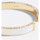 Dior Night Code Diamond Edge Letter Metal Bracelet