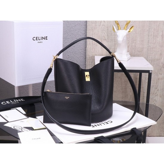 Celine AAAAA+ Bucket 16 Large capacity cowhide water bucket bag