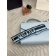 Prada Saffiano Leather Monochrome Embroidered fabric shoulder strap fashion shoulder bag