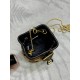 Prada AAAAA+ Mini Leopard print small water bucket Triangle logo chain diagonal cross bag