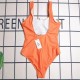 Hermes  New women's one-piece backless triangle swimsuit slimming hot spring swimsuit