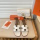 Hermes H-letter shape slippers