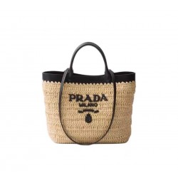 Prada Lafite woven Tote