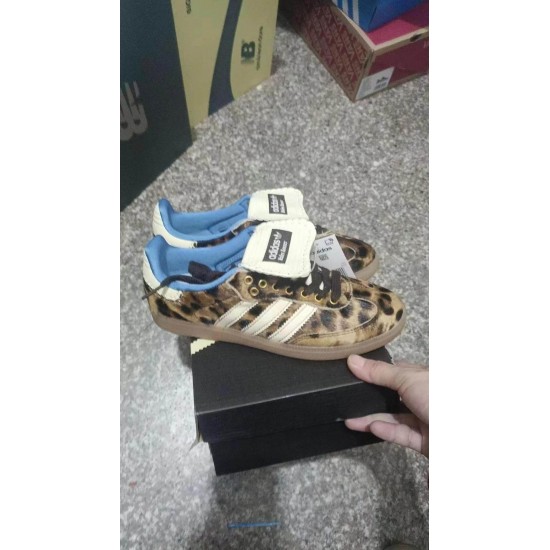 Adidas Leopard patterned sports shoes