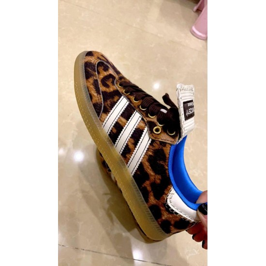 Adidas Leopard patterned sports shoes