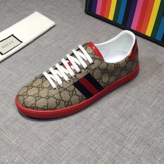 Gucci sports shoes genuine leather couple shoes