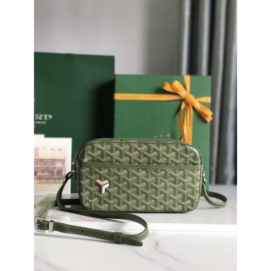 Goyard Cap-Vert Three color Y-shaped pattern Camera bag