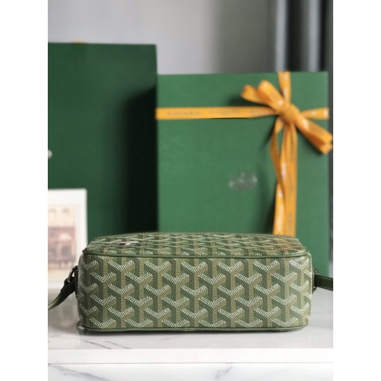 Goyard Cap-Vert Three color Y-shaped pattern Camera bag