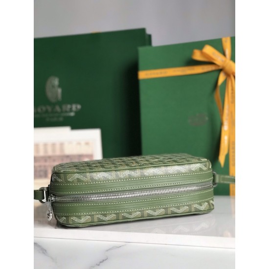 Goyard Cap-Vert Three color Y-shaped pattern Camera bag