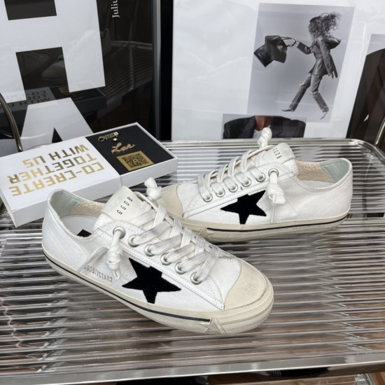 GGDB VSTAR2 Dirty Shoes SUPERSTAR Canvas high version Golden Goose Deluxe Brand Sneakers