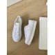 Celine White thick soled cowhide sports shoes Triumphal Arch casual single shoes