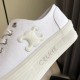 Celine White thick soled cowhide sports shoes Triumphal Arch casual single shoes