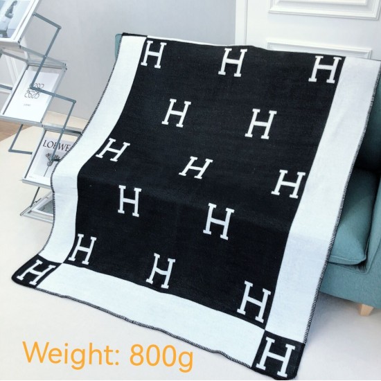 Hermes Air conditioned room blanket H-letter nap blanket