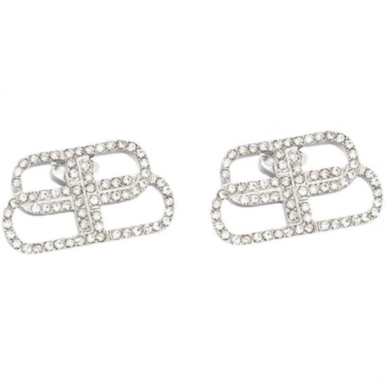 Balenciaga Inlaid imitation diamonds Earrings