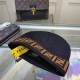 Fendi beanies Double F letters Knitted hat Warm rolled edge hat