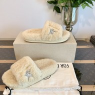 GGDB Anti slip and wear-resistant Lamb wool slippers