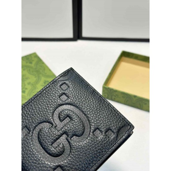 Gucci GG printed embossed wallet Personalized Charm Fashion Men's purse