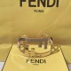 Fendi Advanced letter wristband Adjustable retro style diamond studded women's bracelet