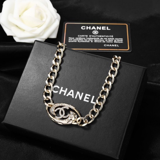 Chanel Double C Precision Crafts New Necklace