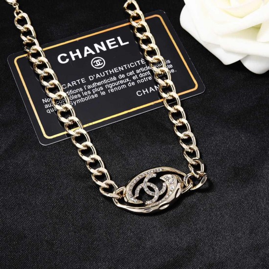 Chanel Double C Precision Crafts New Necklace