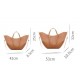 Polene bags Cyme Large capacity single shoulder mother bag, women's bag, underarm women's tote bag, simple cowhide handbag