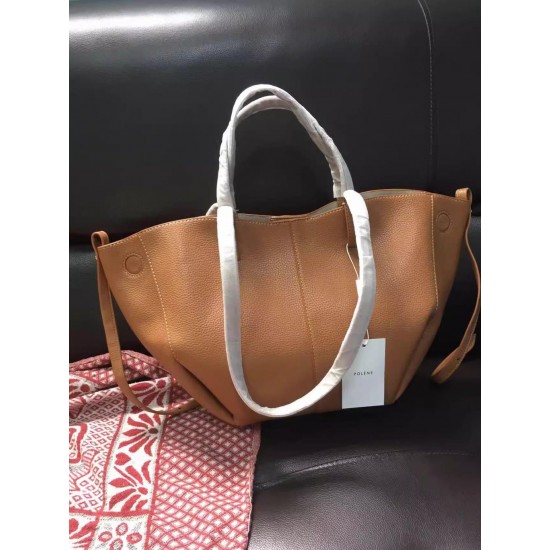 Polene bags Cyme Large capacity single shoulder mother bag, women's bag, underarm women's tote bag, simple cowhide handbag