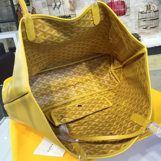 GOYARD Double sided cowhide large capacity women's bag shopping bag Kelly bag travel shoulder tote bag