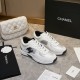 Chanel Casual shoes, breathable mesh sports shoes, height increasing thick sole, student versatile women's trendy shoes