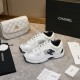 Chanel Casual shoes, breathable mesh sports shoes, height increasing thick sole, student versatile women's trendy shoes