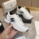 Chanel Casual shoes, breathable mesh sports shoes, height increasing thick sole, student versatile women's trendy shoes