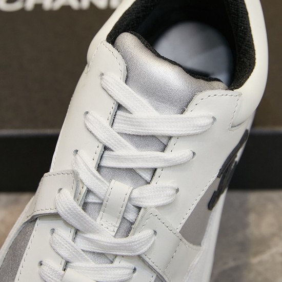 Chanel Casual shoes, breathable mesh sports shoes, height increasing thick sole, student versatile women's trendy shoes