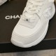 Chanel Color blocking casual shoes, thick soled height increasing sports shoes