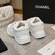 Chanel Color blocking casual shoes, thick soled height increasing sports shoes