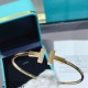 TIFFANY Couple's Double T Smooth Bracelet