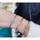 TIFFANY Couple's Double T inlay Imitation diamond  Bracelet