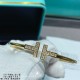 TIFFANY Couple's Double T inlay Imitation diamond  Bracelet