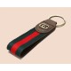 Gucci Ribbon car keychain pendant Minimalist men's and women's high-end genuine leather keychain Couple Key Ring