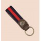 Gucci Ribbon car keychain pendant Minimalist men's and women's high-end genuine leather keychain Couple Key Ring