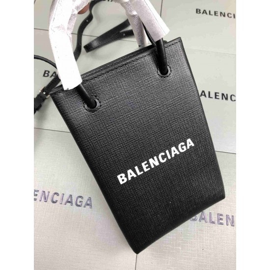 Balenciaga Leather shopping bag Mobile phone bag