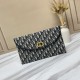 Dior classic Vintage CD letters buckle Day clutch bag