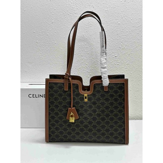 Celine Cabas 16 series Large capacity tote bag Simple and elegant mommy bag