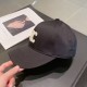 Celine embroidered unisex sun hat High end atmospheric baseball cap Fashionable and trendy duckbill cap