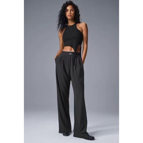 Alo High waisted women's yoga casual straight leg casual pants